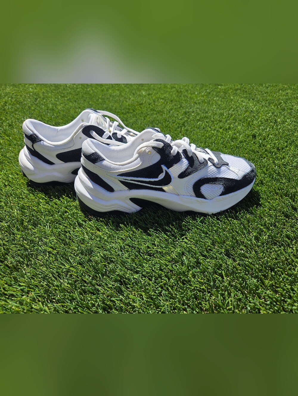 Nike AL8 White Black Women Lifestyle Casual Shoes Sneakers FJ3794-104